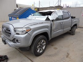 2016 TOYOTA TACOMA LIMITED CREW CAB SILVER 3.5 AT 2WD Z20918